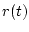 $\displaystyle r(t)$
