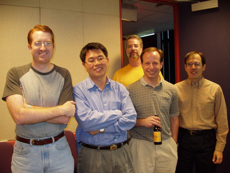 Patrick Frantz, Hyeokho Choi, Bruce Brinson, Kevin Kelly, Joe Cavallaro
