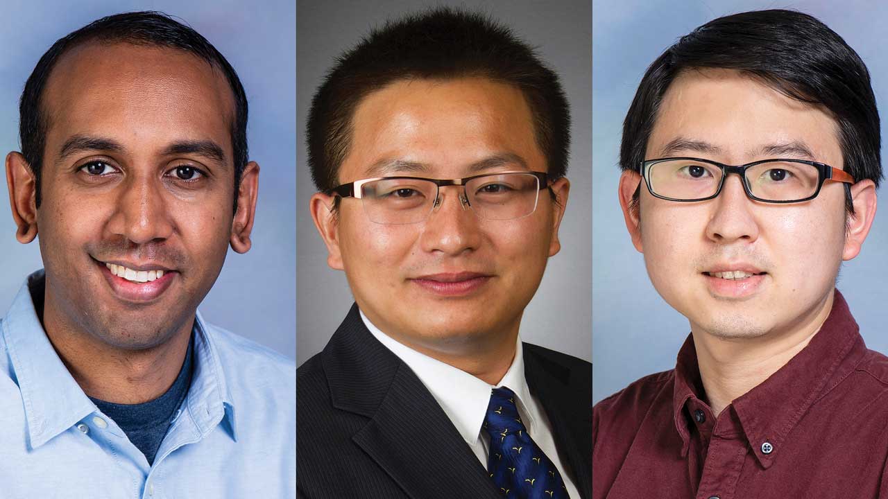 Headshots of Guha Balakrishnan, Songtao Chen and Yuji Zhao