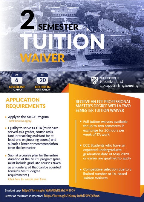 TA Based Tuition Waiver Flyer