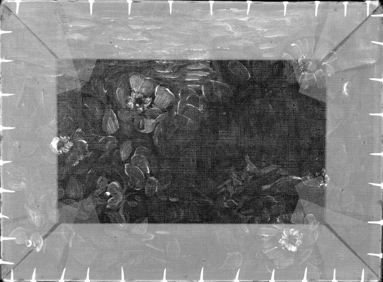 Digital x-ray of painting