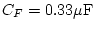 $C_F=\rm0.33 \mu F$